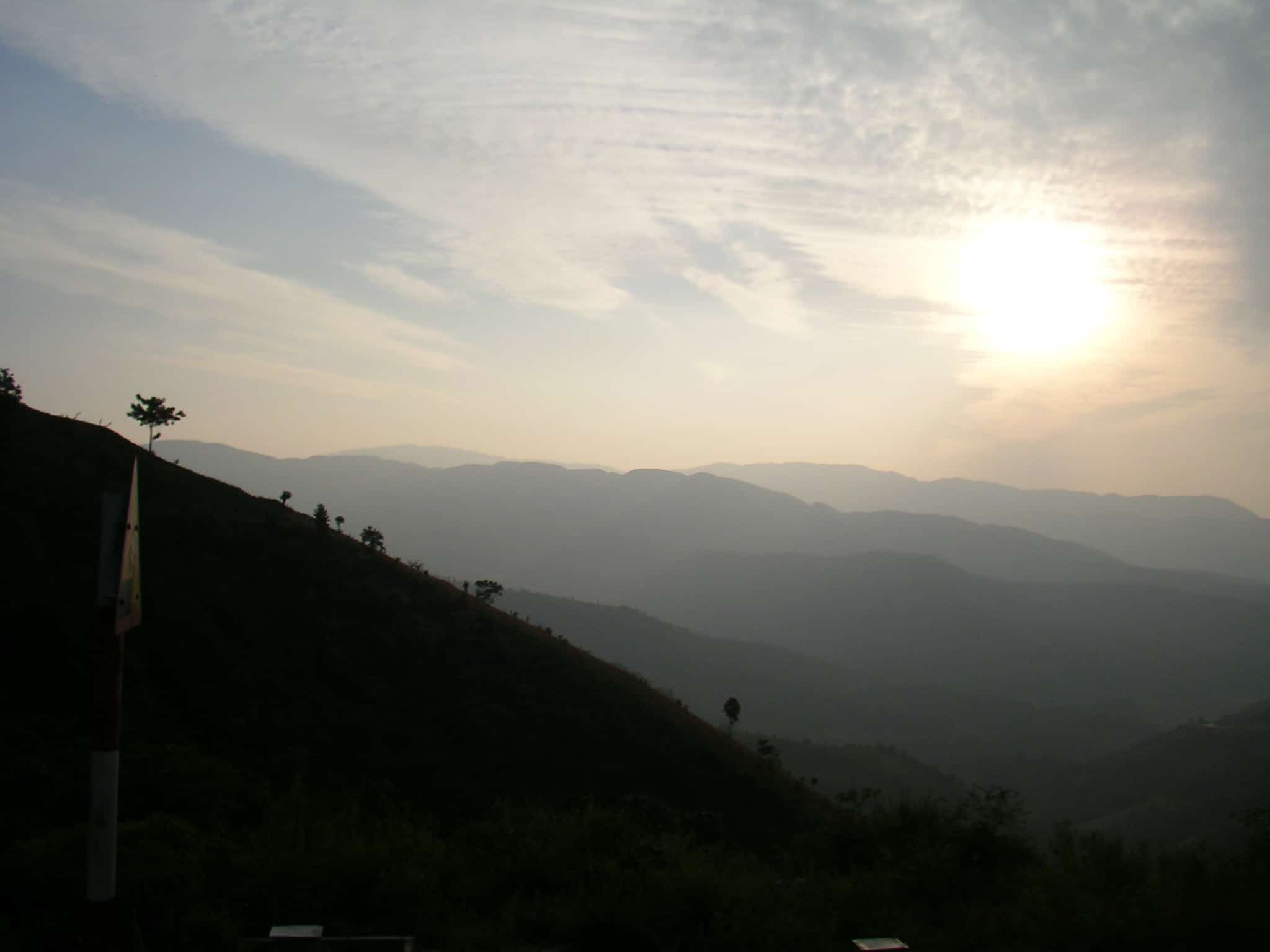 The sky en route to Dien Bien Phu Moc Chau, Mai Chau, Son La, Dien Bien Phu