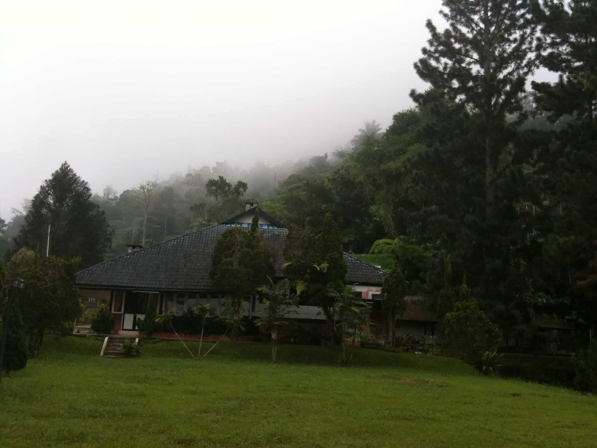 An old English Bangalow, covered in mist old English Bangalow, maxwell hill