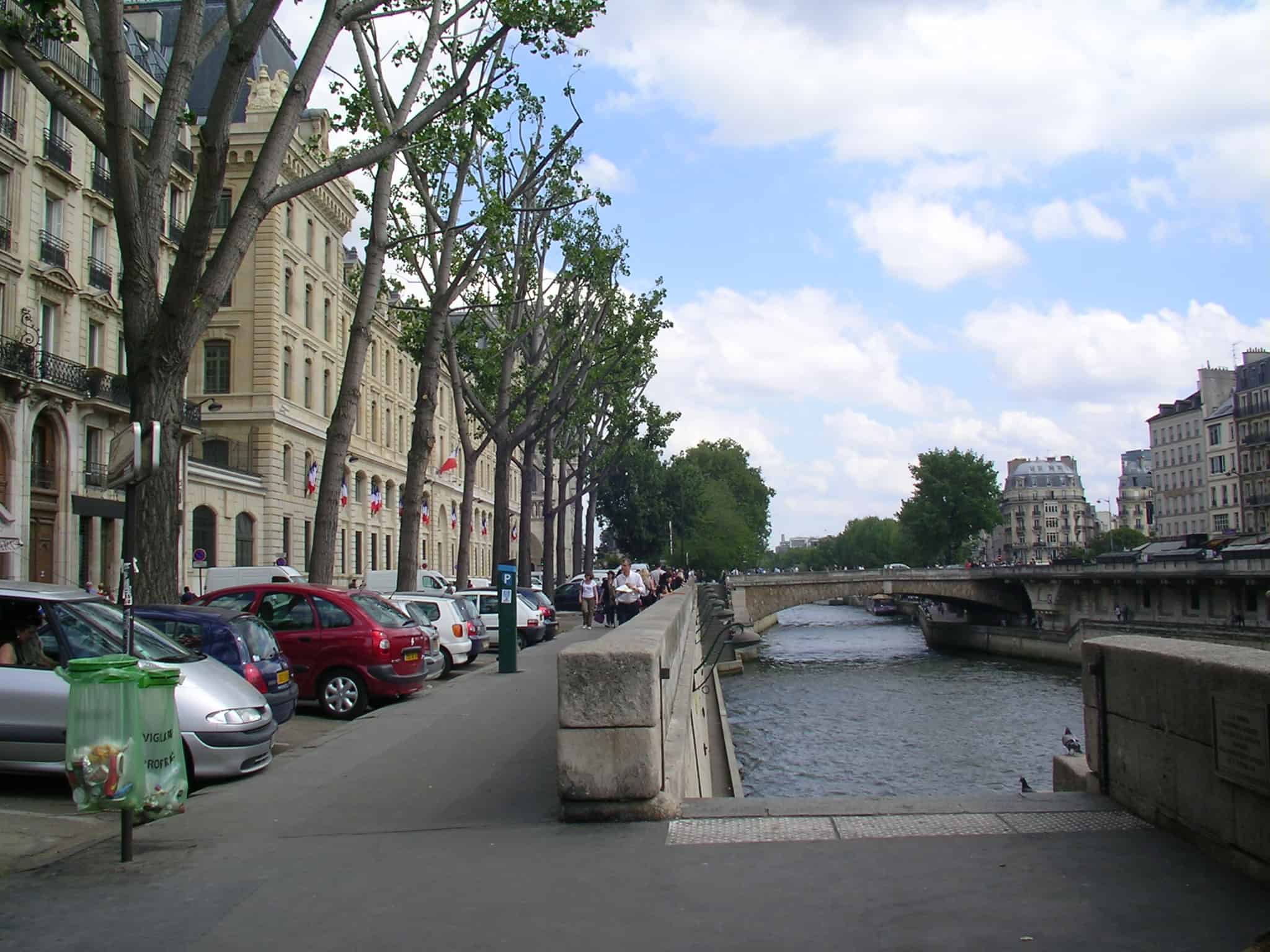 River Seine, the heart of Paris. river seine, paris, france