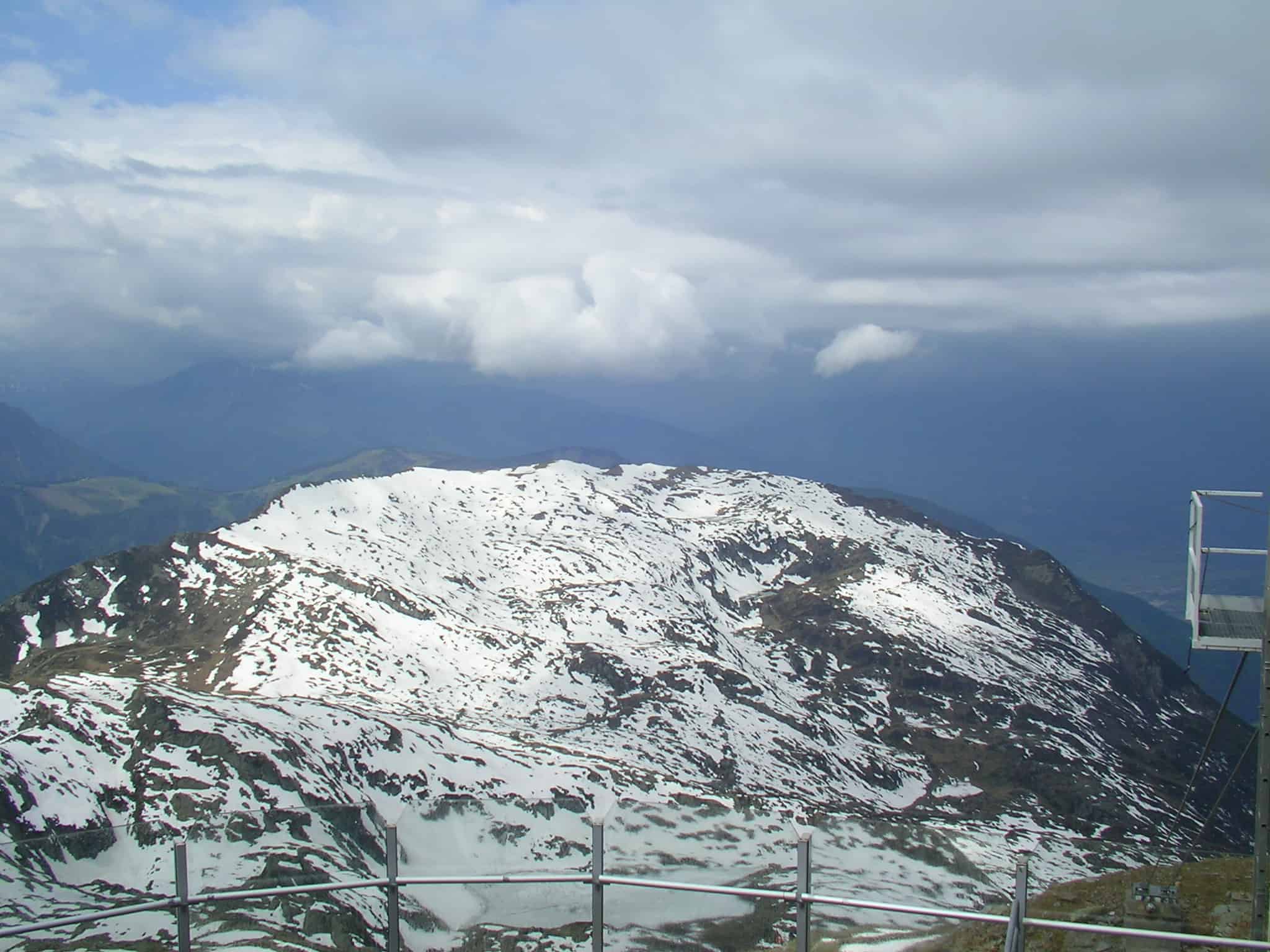 Blanket of snow at Mont Brevent. Chamonix, France, Alps, Mont Brevent