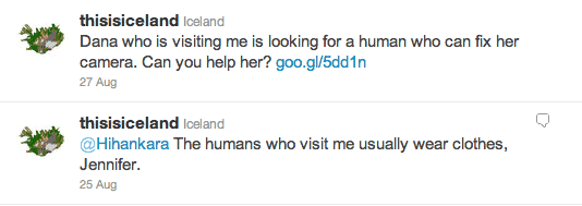 Iceland Twitter Iceland, twitter, social media, campaign, travel campaign, best campaign