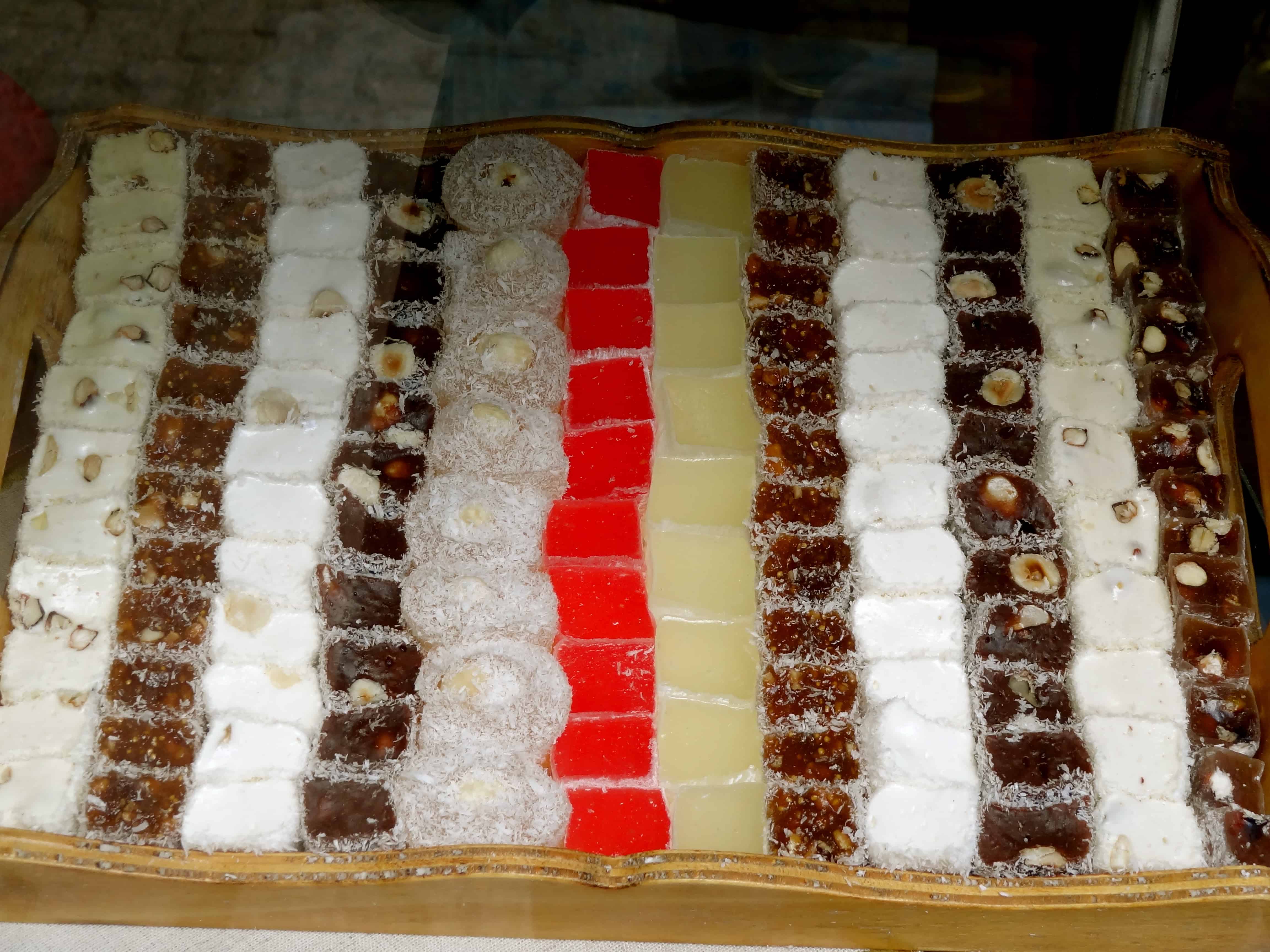 Turkish delight, lokum Turkish delight