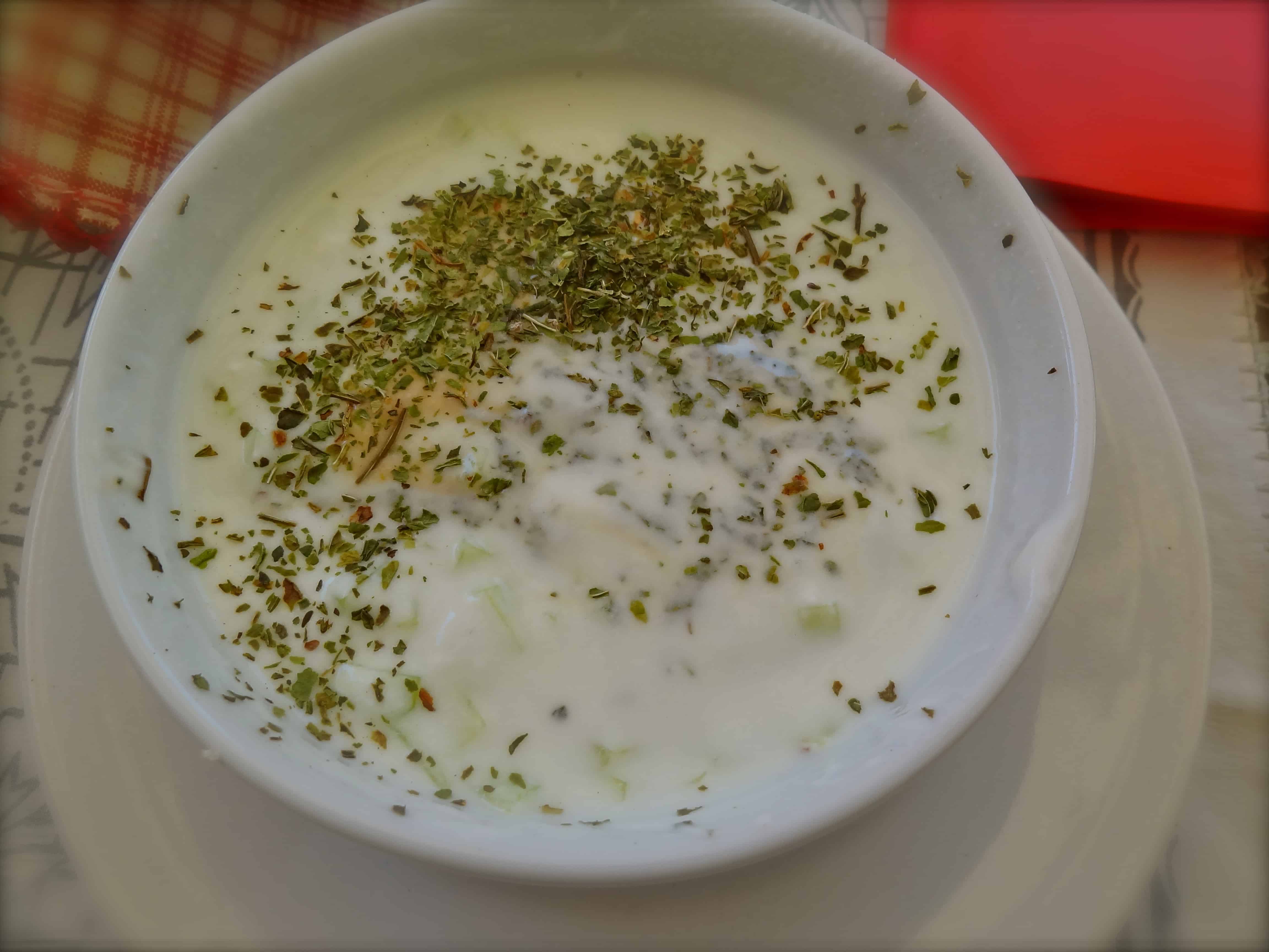 Turkish cuisine, cecik, vegetarian food turkey