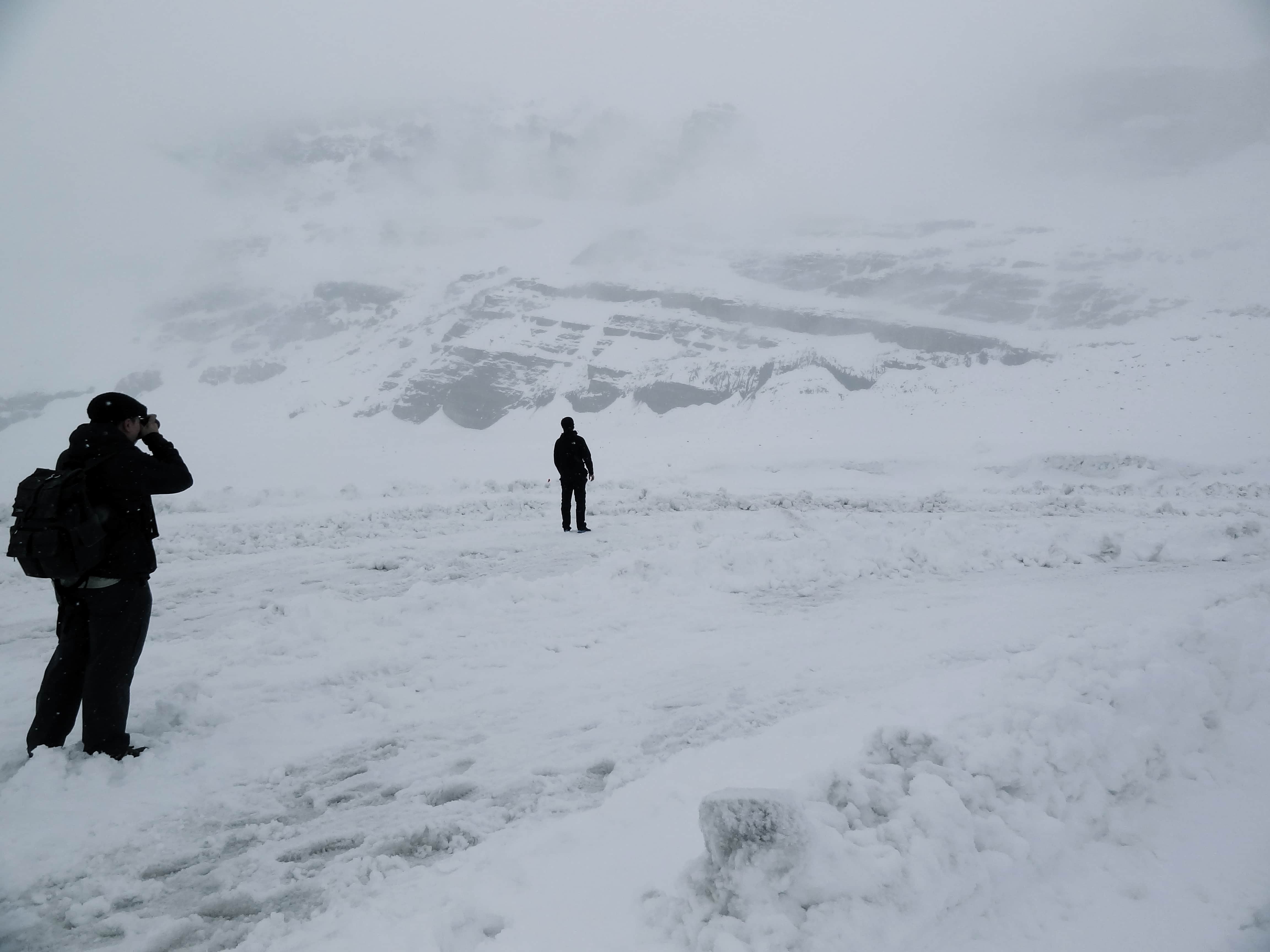 Jasper glacier, Athabasca glacier, Columbia icefields, Jasper icefields