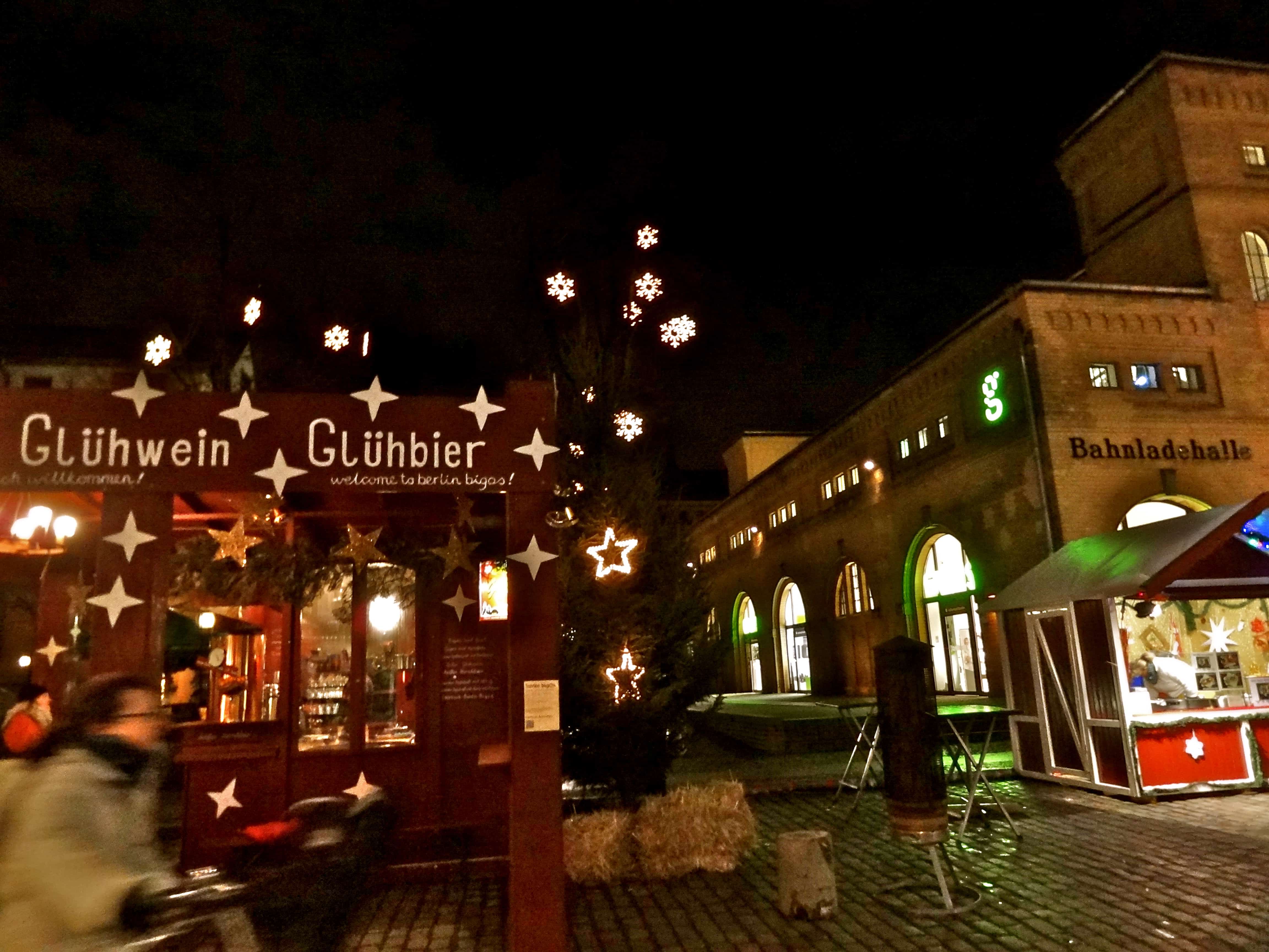 cologne christmas market food and drinks at a brewery in cologne