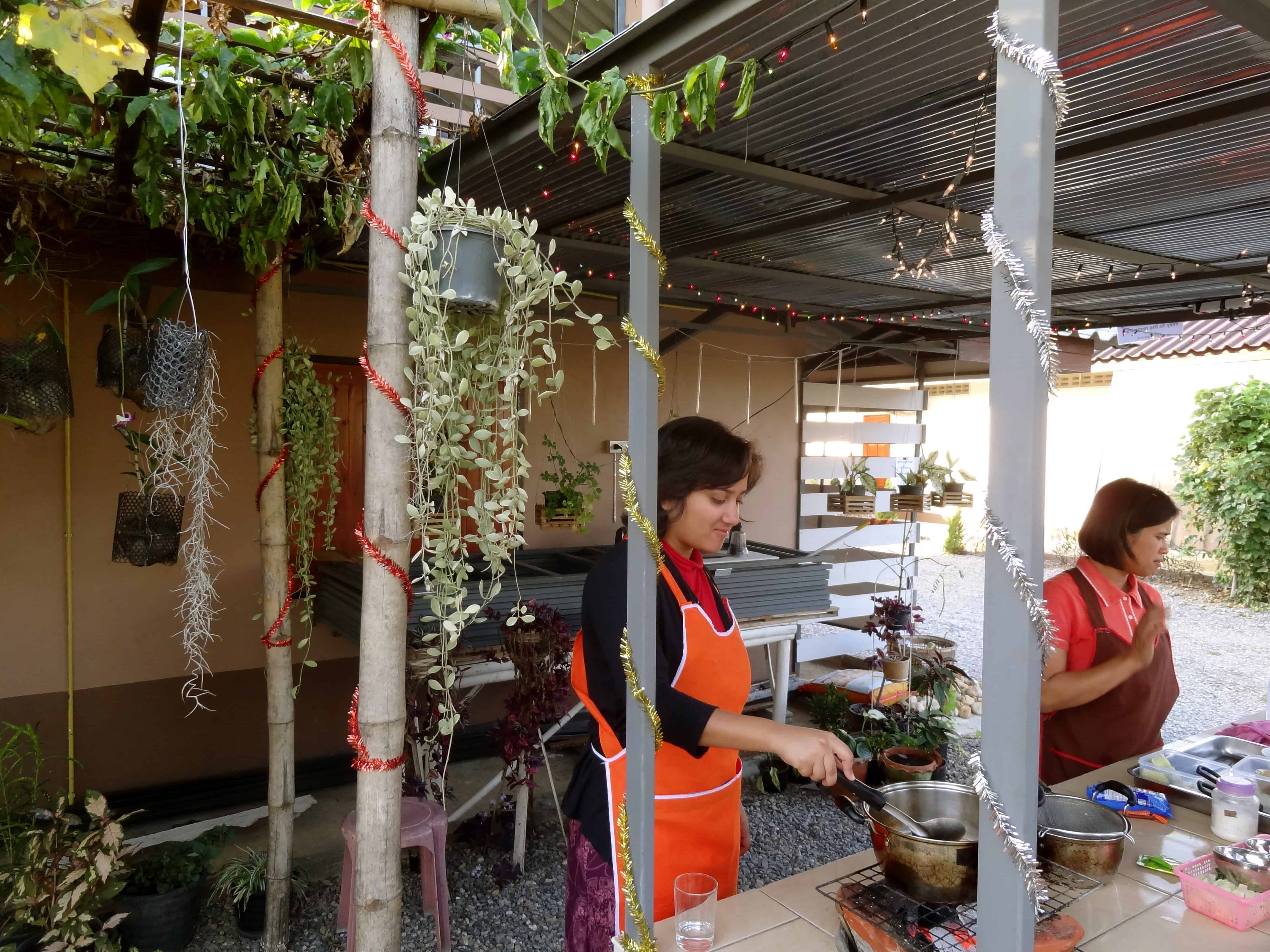 Ban lom jen homestay, Thai cooking, Thai food, Thailand blog