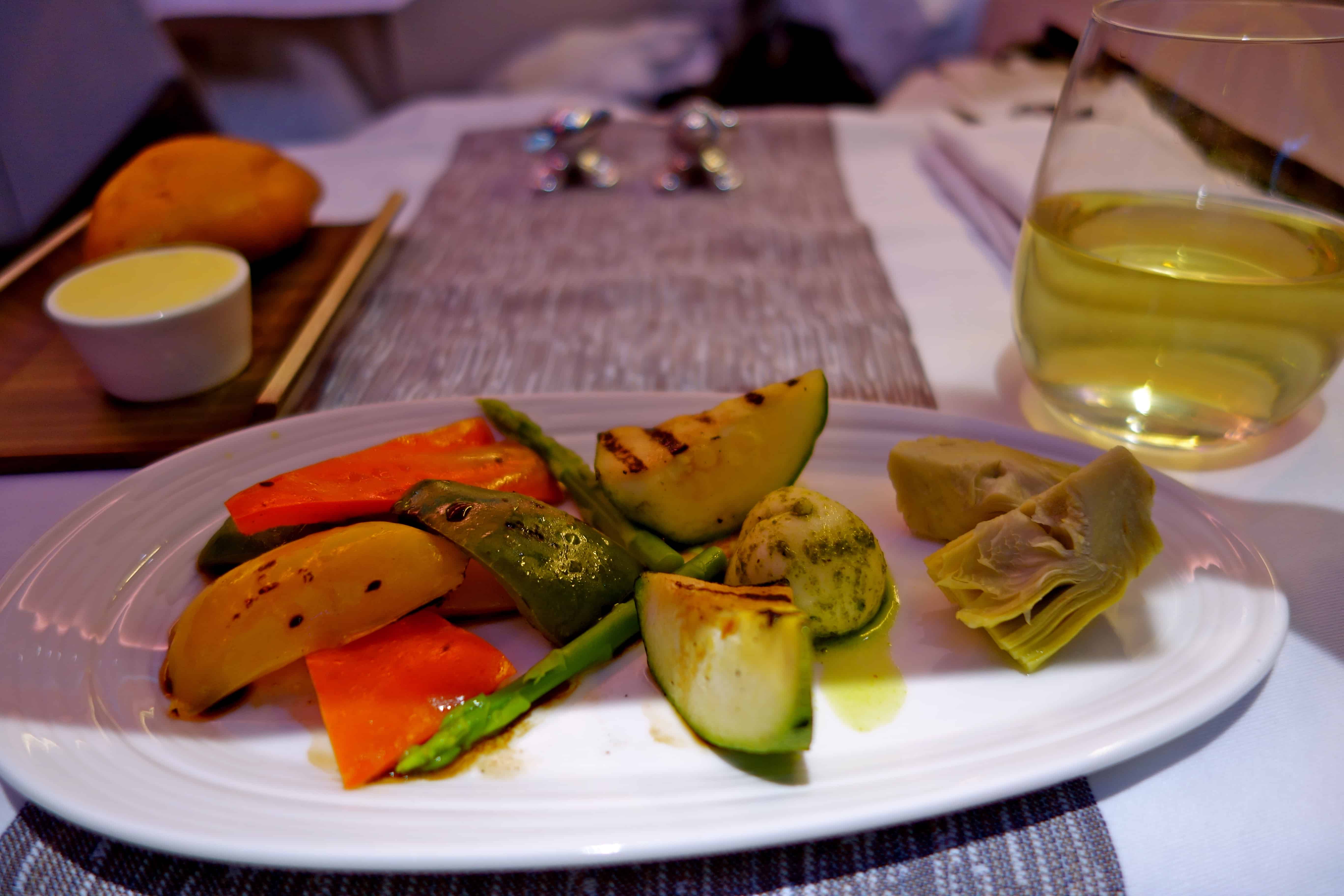 Virgin atlantic meals, Virgin atlantic food