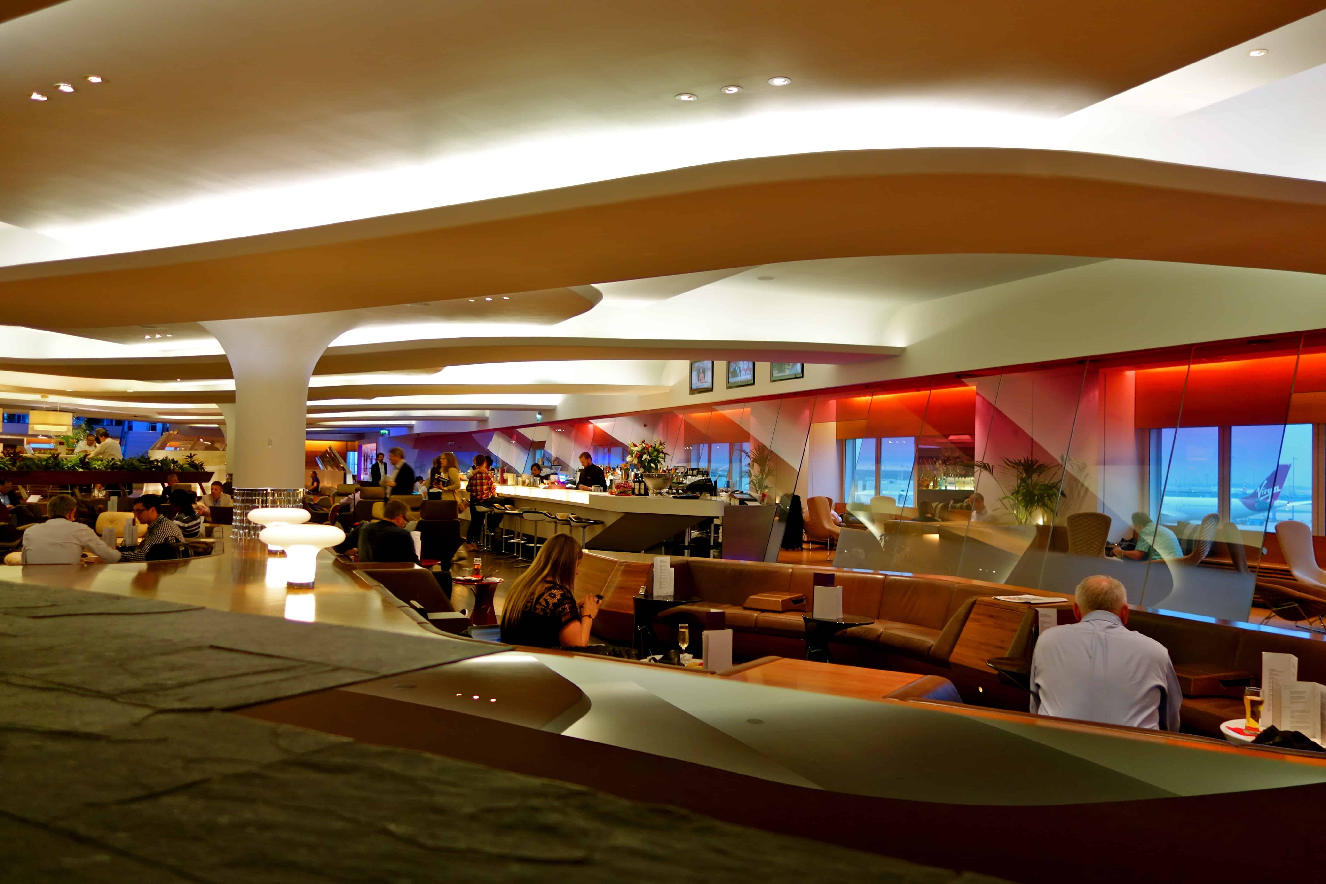 Virgin clubhouse Heathrow, virgin upper class lounge london