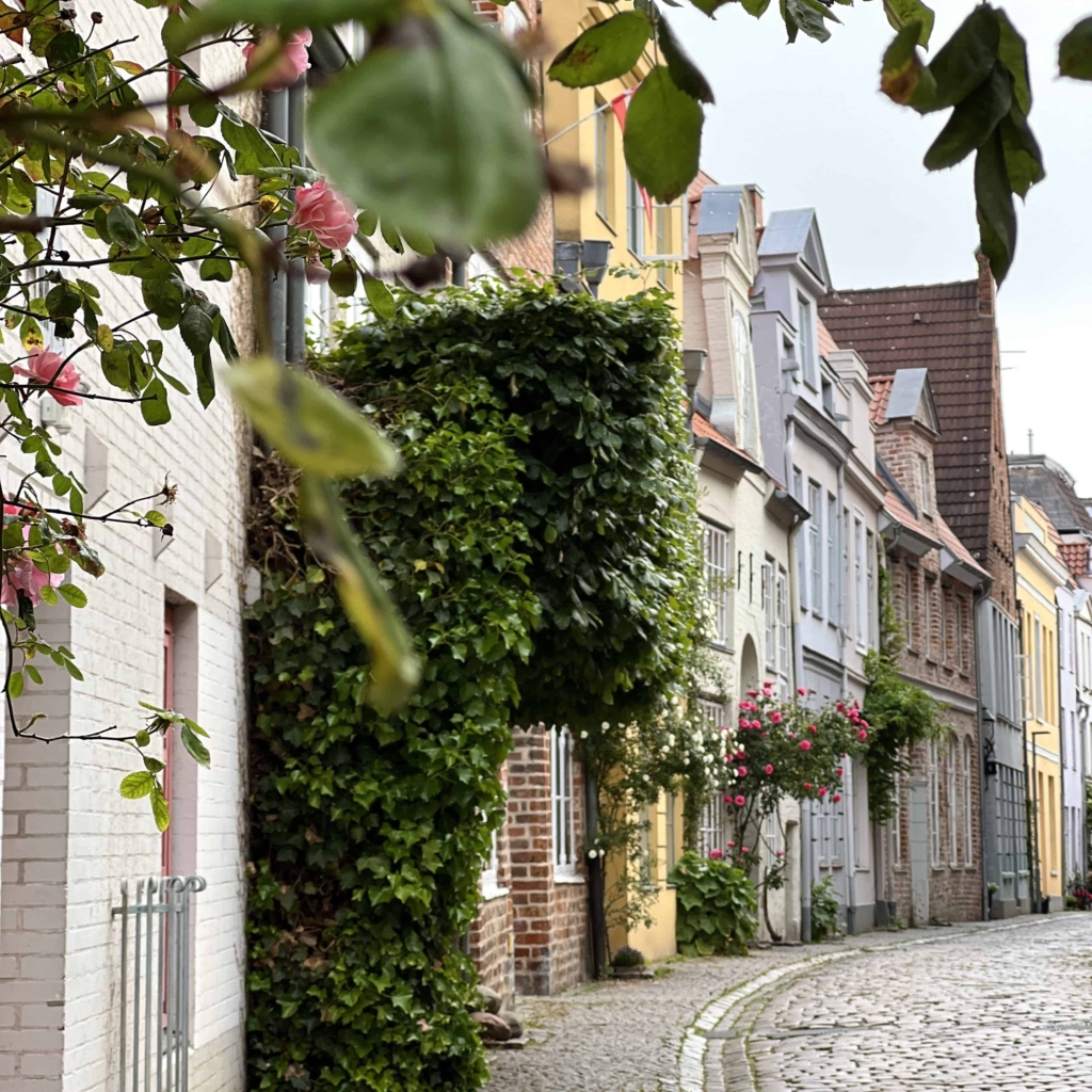 cobblestone streets Lubeck cobblestone streets Lubeck